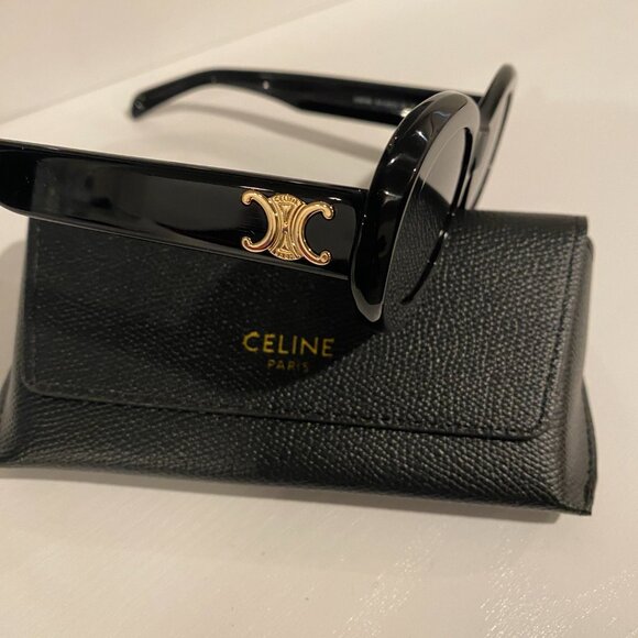 CELINE Women's Triomphe Round Sunglasses - Picture 3 of 6